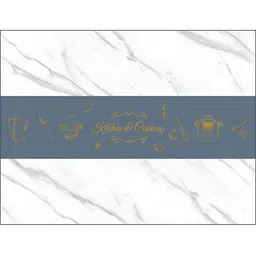 INDIAN ROYALS White Kitchen & Cooking Design Oil Proof Kitchen Self-Adhesive Wallpaper-image-51