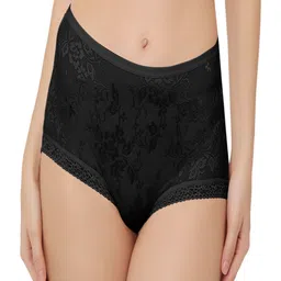 Bella Voste Pack Of 3 Self-Designed Anti Microbial Lace Hipster Briefs image 2