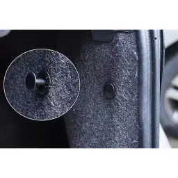 amiciauto Amici Auto 8 mm Plastic Screw Fasteners Black for Universal Fit For All Body Types And Trim Levels (Pack of 10) image 3