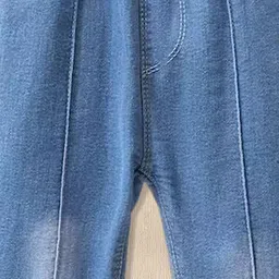 FOREVER FRIDAY Girl's Regular Fit Mid-Rise Clean Look Light Fade Jeans image 4