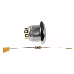 RS PRO Illuminated Push Button Switch Momentary 16 mm SPST Yellow LED 36 V DC, 1758573 image 5
