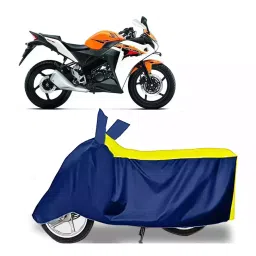 Auto Pearl Bike Cover for Honda CBR 150R (Yellow & Blue)-picture-23