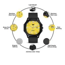 Abrexo Men Dial & Straps Analogue Watch Abx6600 image 2