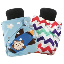 Babymoon Washable & Reusable Cloth Diaper with 5Layers Insert Set of 4-picture-41
