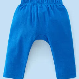 Babyhug Cotton Interlock Knit Full Length Diaper Pant Stripes & Lion Print Pack of 3 - Multicolor image 3