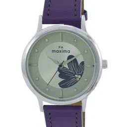maxima Women Printed Dial & Leather Straps Analogue Watch 65552LMLI-image-84