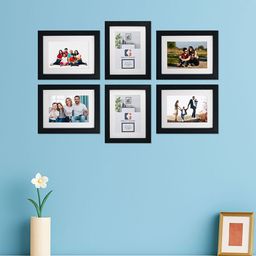 Kuber Industries Black 6 Pieces Wall Photo Frames-picture-12