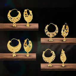 VIVASTRI Women Gold-Plated Alloy Earrings-picture-19