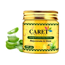 CARET ORGANIC Set Of 3 Aloevera Gel - 100 g & Soap - 75 g & Vitamin C Face Wash-100 ml image 3