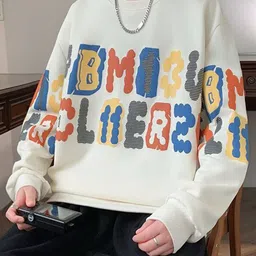 StyleCast x Revolte Typography Printed Pullover With Applique Detail image 2