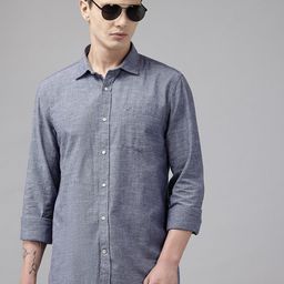 Blackberrys Cutaway Collar Slim Fit Casual Shirt-picture-5