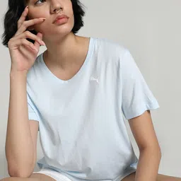 Puma ESS Back Crossover Crew Neck Cotton T-shirt-picture-41