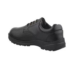 Fuel Steel Toe Safety Shoes PVC Single Density Low Ankle Black Synthetic Leather for Mens Size UK12, ARSENAL-LC BLK image 5