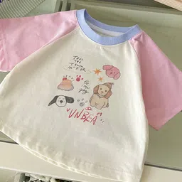 LULU & SKY Girls Graphic Printed T-shirt-picture-42