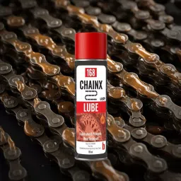 One sixty eight Chain Lubrication Spray 150 ml Can Water Resistant Aerosol Form for Cycle & Bike Chain Use image 3