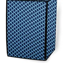 The Furnishing Tree Blue Printed Washing Machine Cover image 2