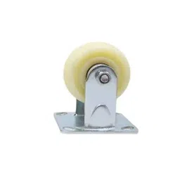 SUWAS TROLLEY STORE 4x2 Inch 300 Kg Nylon Fixed Castor Wheel 4x2-300-FX-Nylon image 1