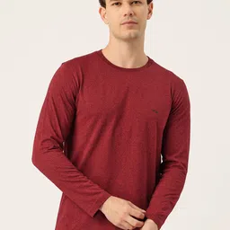 Okane Heathered Effect Regular Fit T-shirt-image-78