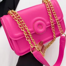 CORSICA Women Magenta PU Handbags-picture-16