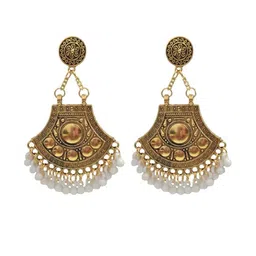 Weariton Women White Chandbalis Earrings-image-18