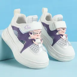 Babyoye Velcro Closure Casual Shoes - Purple-picture-27