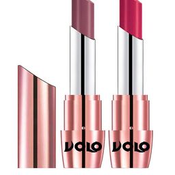 VOLO Set Of 2 Creme Matte Lipstick - 3.5 g Each -  Plum 636 & Passion Pink 644-picture-24
