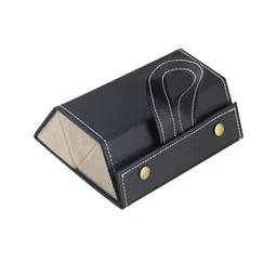 AUGEN Black & Grey Portable Folding 3 Slot Sunglass Organizer image 2