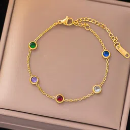 MYKI Women Gold-Plated Wraparound Bracelet-picture-28