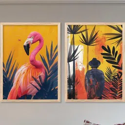 WALLLANE Brown Wood Wall Art-picture-36