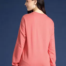 Mast & Harbour Printed Drop-Shoulder Sleeves Sweatshirt image 4