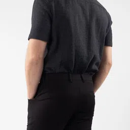 LOVE PANGOLIN Men Tapered Fit Easy Wash Trousers image 5