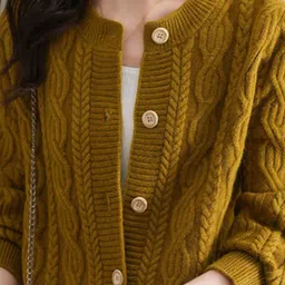 StyleCast Women Cable Knit Cardigan Sweater image 2