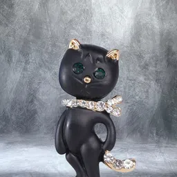 VAMA Gold-Plated Cat Enamel Kitty Lapel Brooch Pin-image-51