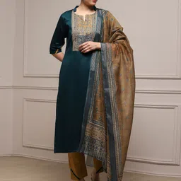 Biba Pure Cotton Unstitched Dress Material-picture-16