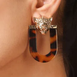 MINJI AND CO. Gold Plated Contemporary Drop Earrings image 5