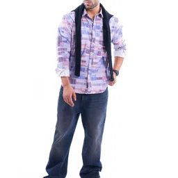 Estilocus Standard Checked Cotton Casual Shirt-picture-19