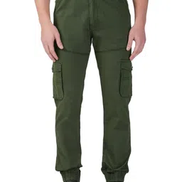 Hymen Legions Men Mid-Rise Regular Fit Cargos Trousers-picture-20