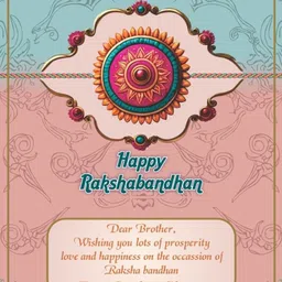 MEIRA JEWELLERY Thread Rakhi image 5