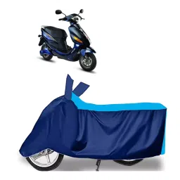 Auto Pearl Two Wheeler Cover for Hero Electric Electric Cruz - Cyan, Blue-picture-29