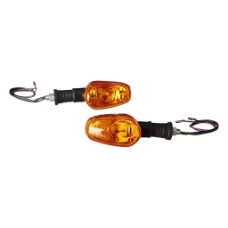 Uno Minda TD-5034AL Amber Lens Blinker Lamp Assembly Rear LH for Tvs Star City (Set of 2 Pcs)-image-12