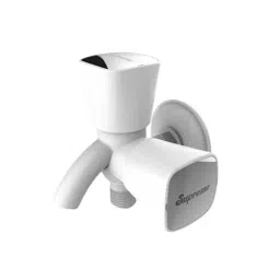 SUPREME Crown Series 2-Way Bib Tap Quarter Turn Plastic, Milky White-picture-39