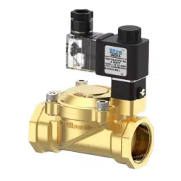 Uflow 110 V AC Screwed End (NC) Brass Pilot Operated 2/2 Way Solenoid Valve PBN-6CM-picture-15