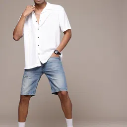 R.Code by The Roadster Life Co. Opaque Relaxed Fit Casual Shirt image 4