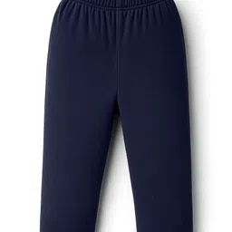 Kanvin Fleece Knit Full Sleeves Antipilling Winter Night Suit with Bear Patch Embroidery - Navy Blue image 4