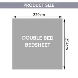 Aura Grey & White Floral Printed 144 TC King Bedsheet Set 2.29 m x 2.54 m image 3