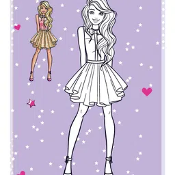 dreamland publications Barbie Copy Colouring Book - English image 5