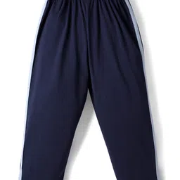 Taeko Single Jersey Knit Full Raglan Sleeves T-Shirt & Pant With Space Theme Print - Light Blue & Navy Blue image 5