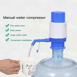 ecapt Plastic Aqua Drinking Manual Hand Press Water Dispenser Pump Bottom Loading Water Dispenser image 2