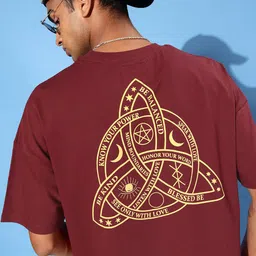 Stormborn Men Printed Pure Cotton Oversized Drop-Shoulder T-shirt-picture-46