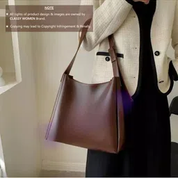 Random Enterprises PU Structured Tote Bag image 5